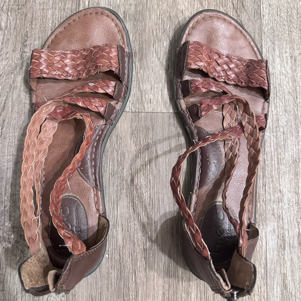 Born Women's Braided Leather Sandals